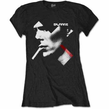 Merch David Bowie: Damskie Koszulka X Smoke Red 