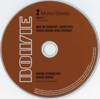 4CD/Zestaw pudełkowy/Blu-ray David Bowie: Divine Symmetry LTD