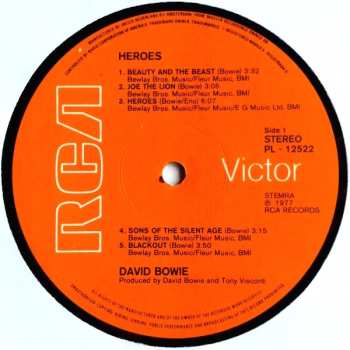 LP David Bowie: "Heroes"