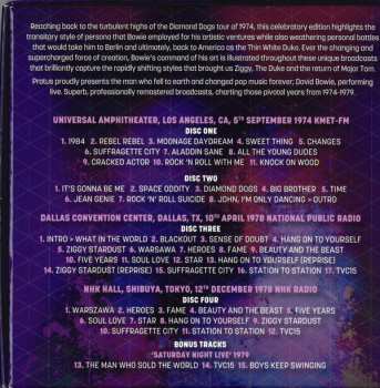 4CD/Zestaw pudełkowy David Bowie: Live 74-79