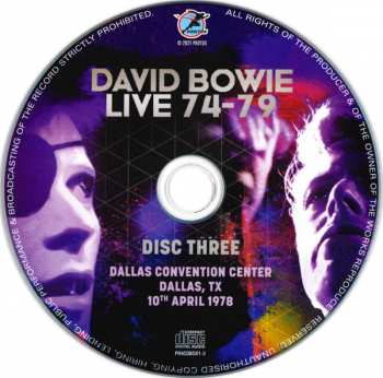 4CD/Zestaw pudełkowy David Bowie: Live 74-79