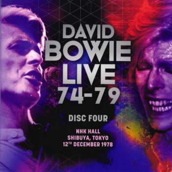 4CD/Zestaw pudełkowy David Bowie: Live 74-79
