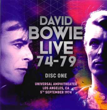 4CD/Zestaw pudełkowy David Bowie: Live 74-79