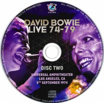 4CD/Zestaw pudełkowy David Bowie: Live 74-79
