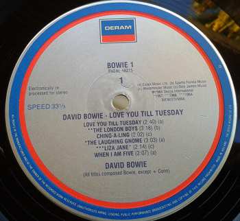 LP David Bowie: Love You Till Tuesday