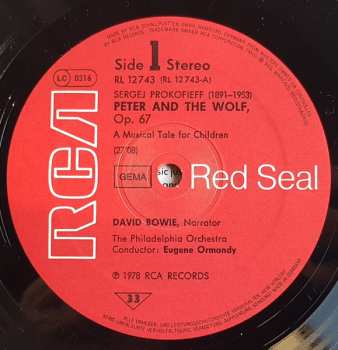 LP Sergei Prokofiev: Peter And The Wolf / Young Person's Guide To The Orchestra