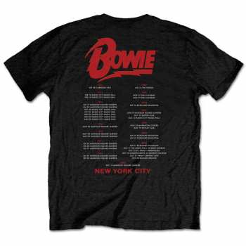 Merch David Bowie: Tričko New York City  S