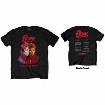 Merch David Bowie: Tričko New York City  S