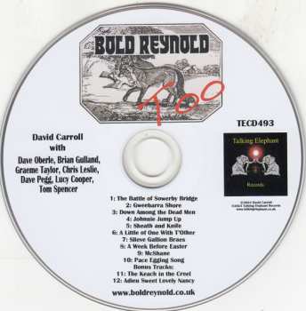CD David Carroll And Friends: Bold Reynold Too