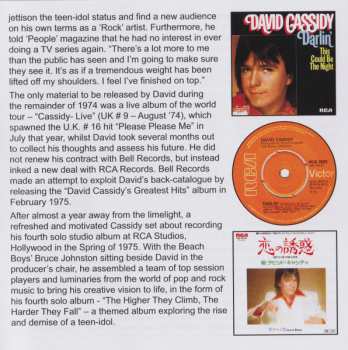 CD David Cassidy: Dreams Are Nuthin' More Than Wishes / The Higher They Climb