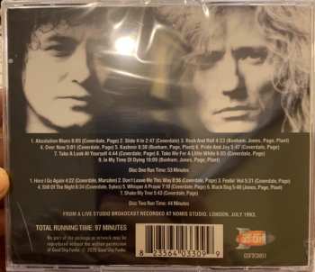 2CD Coverdale Page: The Studio Broadcast