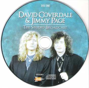 2CD Coverdale Page: The Studio Broadcast