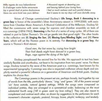 CD David Dzubay: Dancesing In A Green Bay (Chamber Music Of David Dzubay)