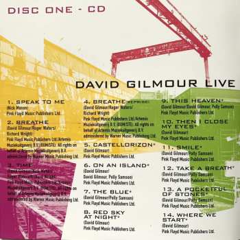 2CD/2DVD David Gilmour: Live In Gdańsk