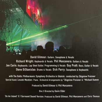 2CD/2DVD David Gilmour: Live In Gdańsk