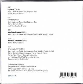 5CD/Zestaw pudełkowy David Liebman / Richard Beirach: Empathy (Five Improvised Soundscapes 2016-2020)