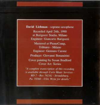 CD David Liebman: The Tree