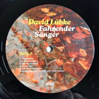LP David Lübke: Fahrender Sänger