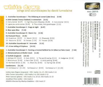 2CD David Lumsdaine: White Dawn – Songs And Soundscapes  