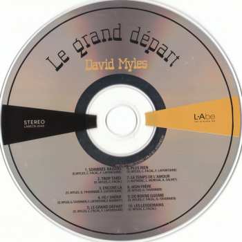CD David Myles: Le Grand Départ