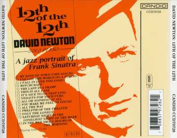 CD David Newton: 12th Of The 12th (A Jazz Portrait Of Frank Sinatra)