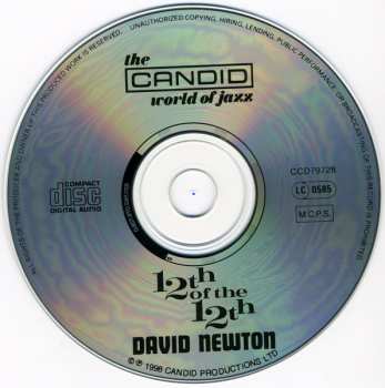 CD David Newton: 12th Of The 12th (A Jazz Portrait Of Frank Sinatra)