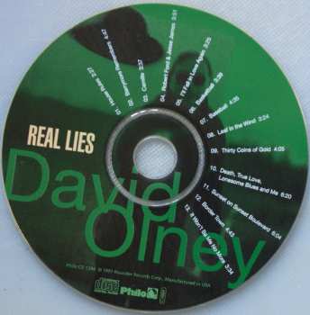 CD David Olney: Real Lies