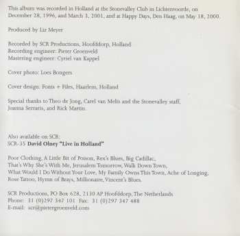 CD David Olney: Women Across The River