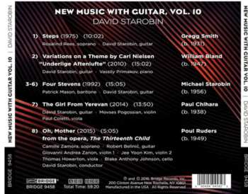 CD David Starobin: New Music With Guitar, Vol. 10 