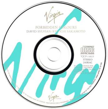 CD Ryuichi Sakamoto & David Sylvian: Forbidden Colours = 禁じられた色彩