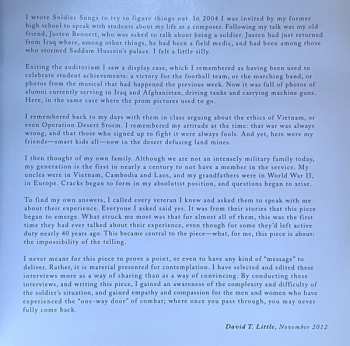 CD David T. Little: Soldier Songs