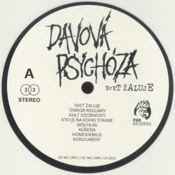 LP Davová Psychóza: Svet Žaluje LTD | CLR