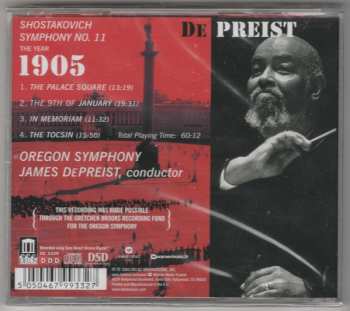 CD Dmitri Shostakovich: Symphony N° 11 (The Year 1905)