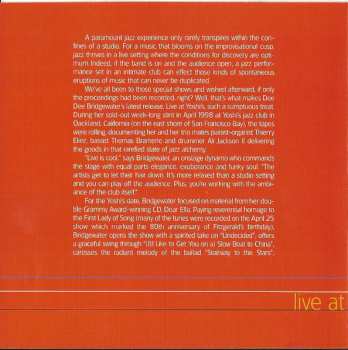 CD Dee Dee Bridgewater: Live At Yoshi's