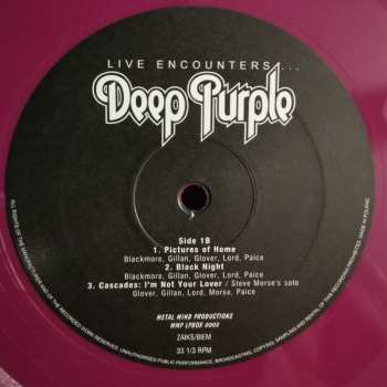 3LP Deep Purple: Live Encounters... CLR | LTD