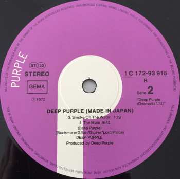 2LP Deep Purple: Made In Japan