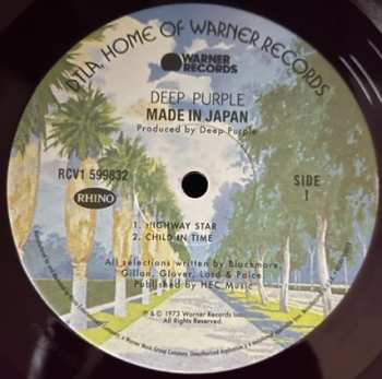 2LP Deep Purple: Made In Japan