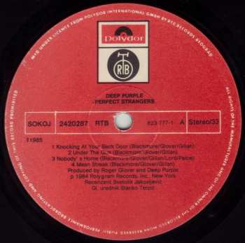 LP Deep Purple: Perfect Strangers