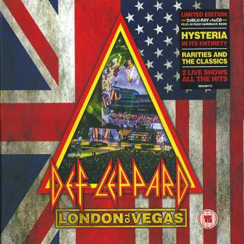 4CD/Zestaw pudełkowy/2Blu-ray Def Leppard: London To Vegas DLX | LTD