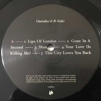 LP Del Amitri: Fatal Mistakes - Outtakes & B-Sides