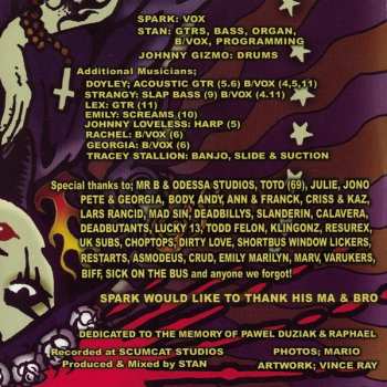 CD Demented Scumcats: Splatter Baby