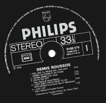 LP Demis Roussos: Demis Roussos