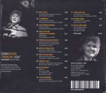 CD Dena DeRose: Travelin' Light – Live in Antwerp, Belgium