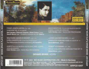 CD Dennis Brain: Dennis Brain Plays Haydn, Mozart, Beethoven, Schumann