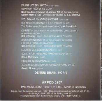 CD Dennis Brain: Dennis Brain Plays Haydn, Mozart, Beethoven, Schumann