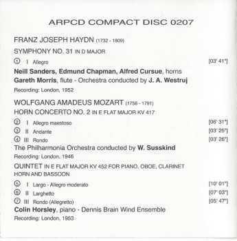 CD Dennis Brain: Dennis Brain Plays Haydn, Mozart, Beethoven, Schumann