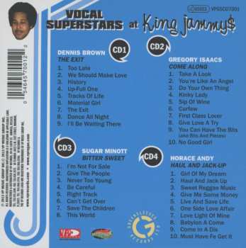 4CD/Zestaw pudełkowy Gregory Isaacs: Vocal Superstars At King Jammys