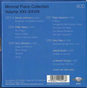 8CD/Zestaw pudełkowy Terry Riley: Minimal Piano Collection Volume XXI-XXVIII