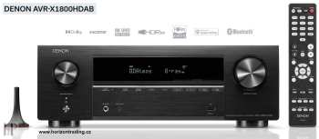 Technologia audio Denon AVR-X1800H DAB Black