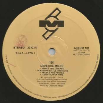 2LP Depeche Mode: 101